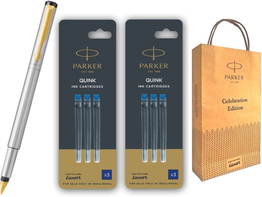 1029: Parker The Calligraphy Set Fountain Pen with nibs