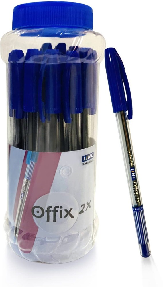 Linc Offix WBF 1.0 mm Ball Jar, Fast Flowing Ink & Soft Rubber Grip, Smooth Writing Ball Pen - Buy Linc Offix WBF 1.0 mm Ball Jar