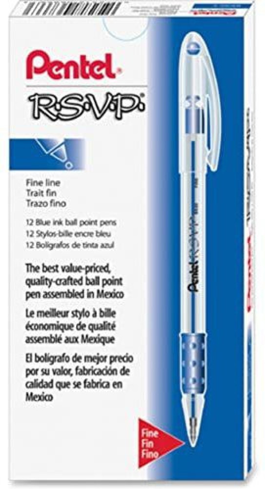 STYLO ROLLER METAL BLEU-/ Pc.