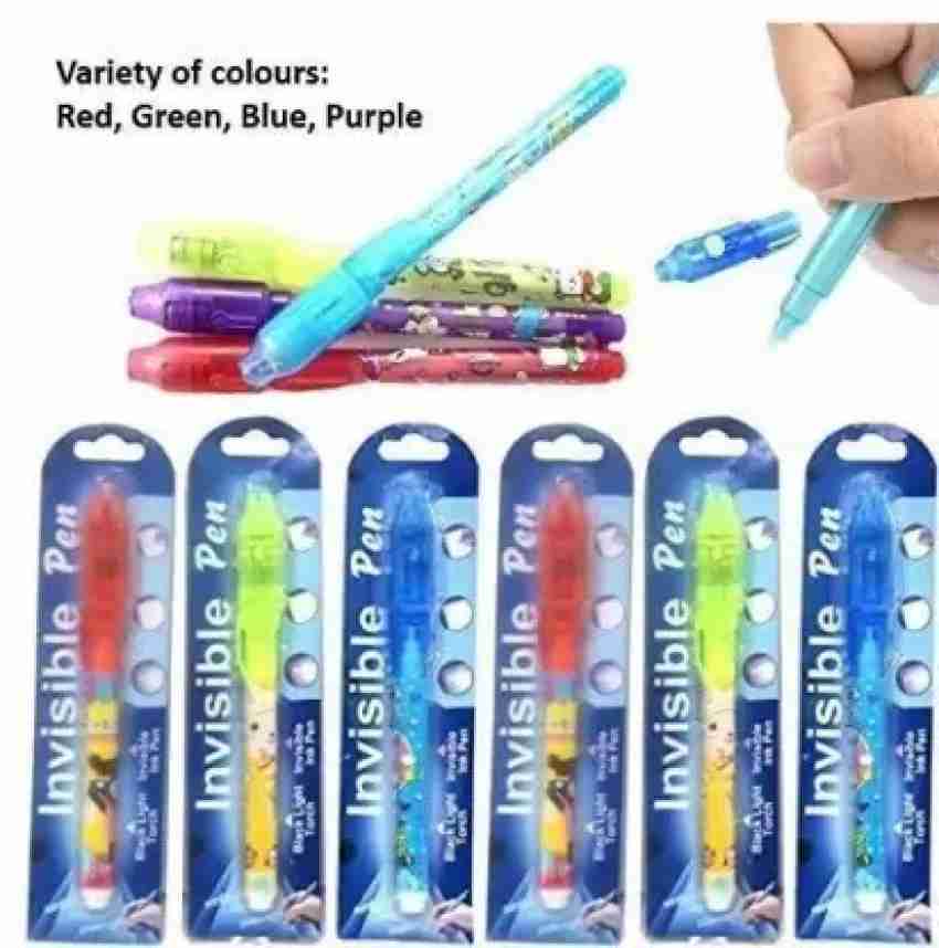 30 PCS Magic Pen Disappearing Ink Pen With UV Light Party Bag