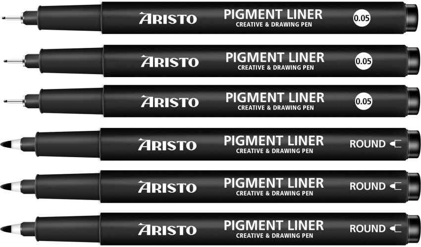 Aristo Pigment Liner, 0.05mm & Round