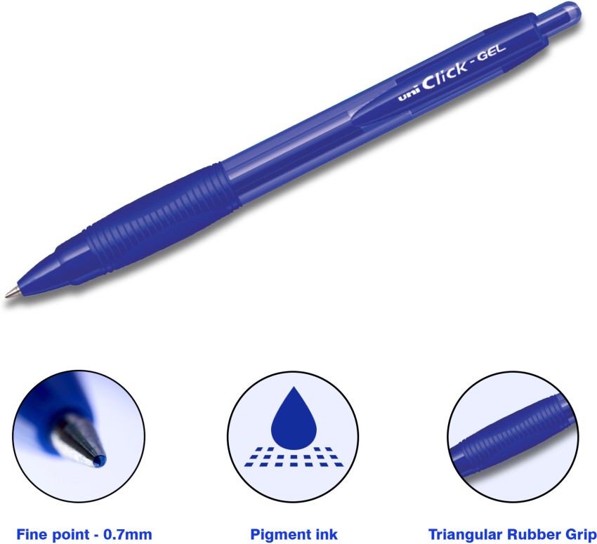 uni-ball XSGR7 Click 0.7 mm Retractable Gel Pen | Waterproof & Smooth Flow  Ink | Smart Gel Pen