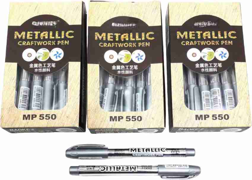 Gel pen silver hotsell