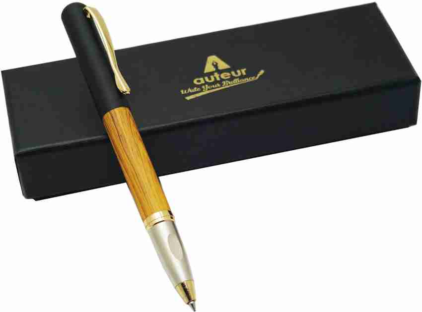 Maple Burl Wood Rollerball Pen - Handmade Pen offers Gift | Lawyer | Executive Gift | Baron | Chrome finish | Schmidt 888 Rollerball refill 1394