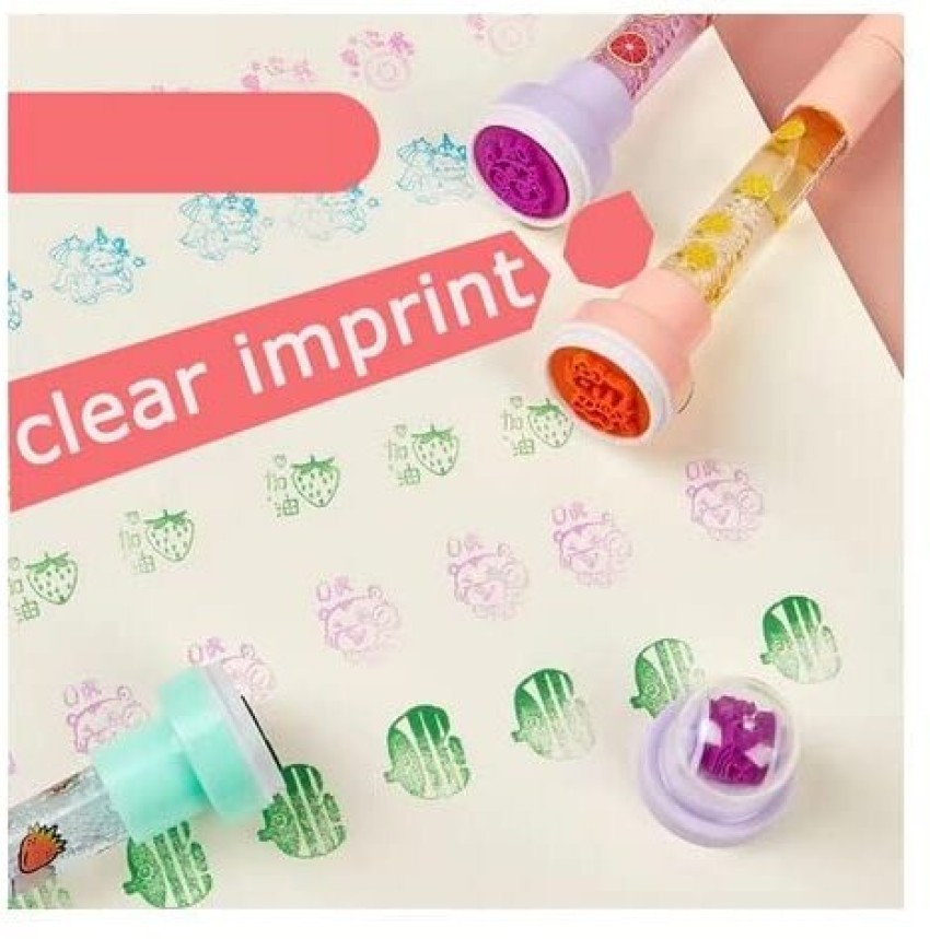 SMB ENTERPRISES 5in1 Multifunctional Bubble Roller Stamp Cute