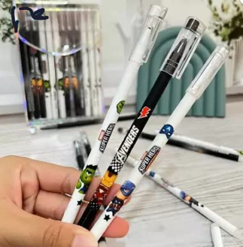 Avedia Retractable Erasable Gel Pens Clicker, Fine Point, No Need for White  Out, Blue Color Inks