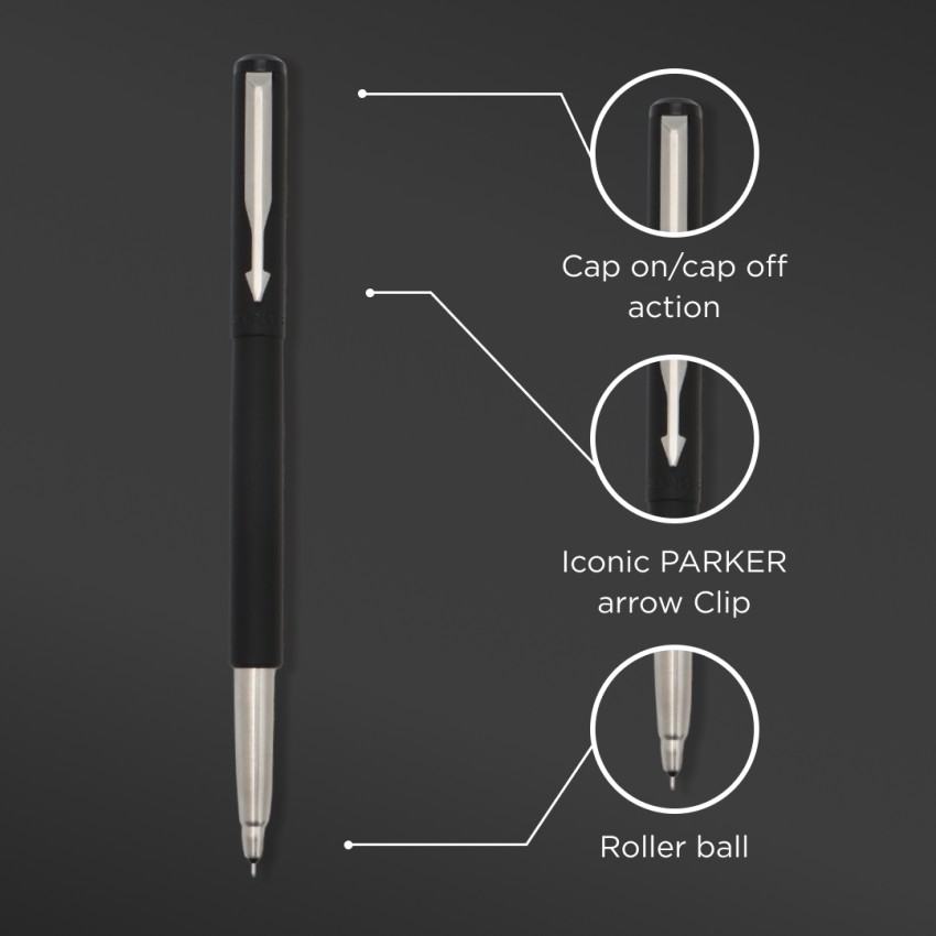 PARKER Vector Matte Black Chrome Trim Pen Gift Set - Buy PARKER Vector  Matte Black Chrome Trim Pen Gift Set - Pen Gift Set Online at Best Prices  in India Only at