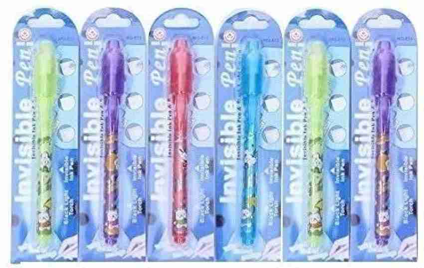 Crazyy Shop Invisible Ink Magic Pen UV Light For School Kids/Students(Pack  of 6, Multicolor) Digital Pen - Buy Crazyy Shop Invisible Ink Magic Pen UV  Light For School Kids/Students(Pack of 6, Multicolor)