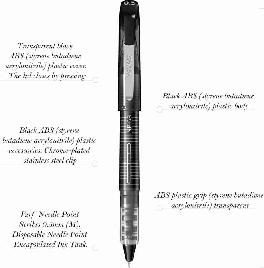 uni-ball Roller Pen- Black Ink - .5mm Micro Tip