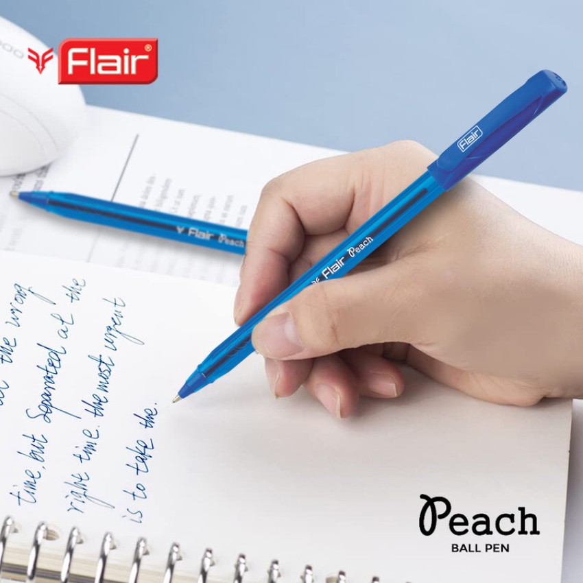 Buy Flair Peach Liquid Ink Ball Pen (10 Colours) online