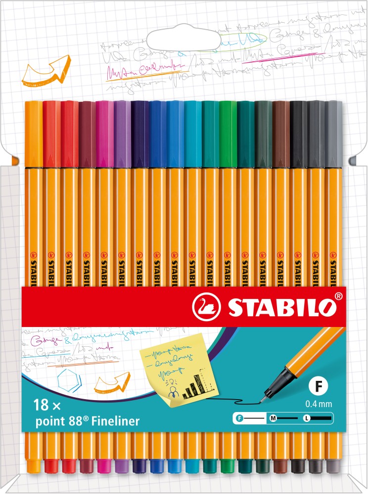 Stabilo® Point 88, 30 Color Wallet