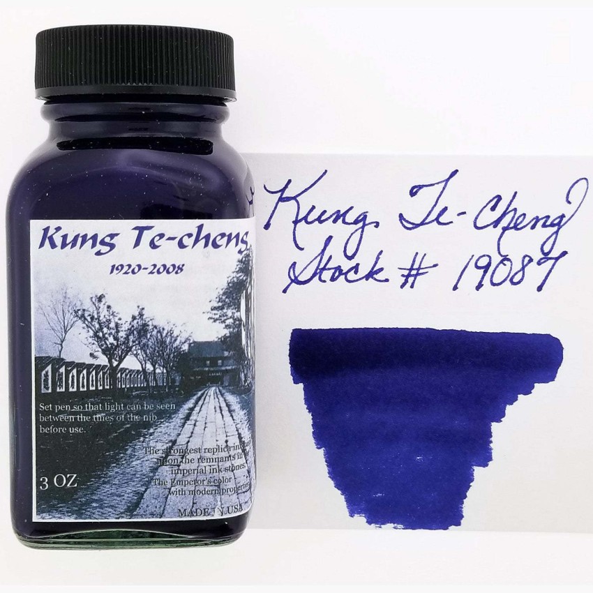 Noodlers Fountain Pen Ink Bottle - Kung Te-Cheng, 3 oz Glass Bottle