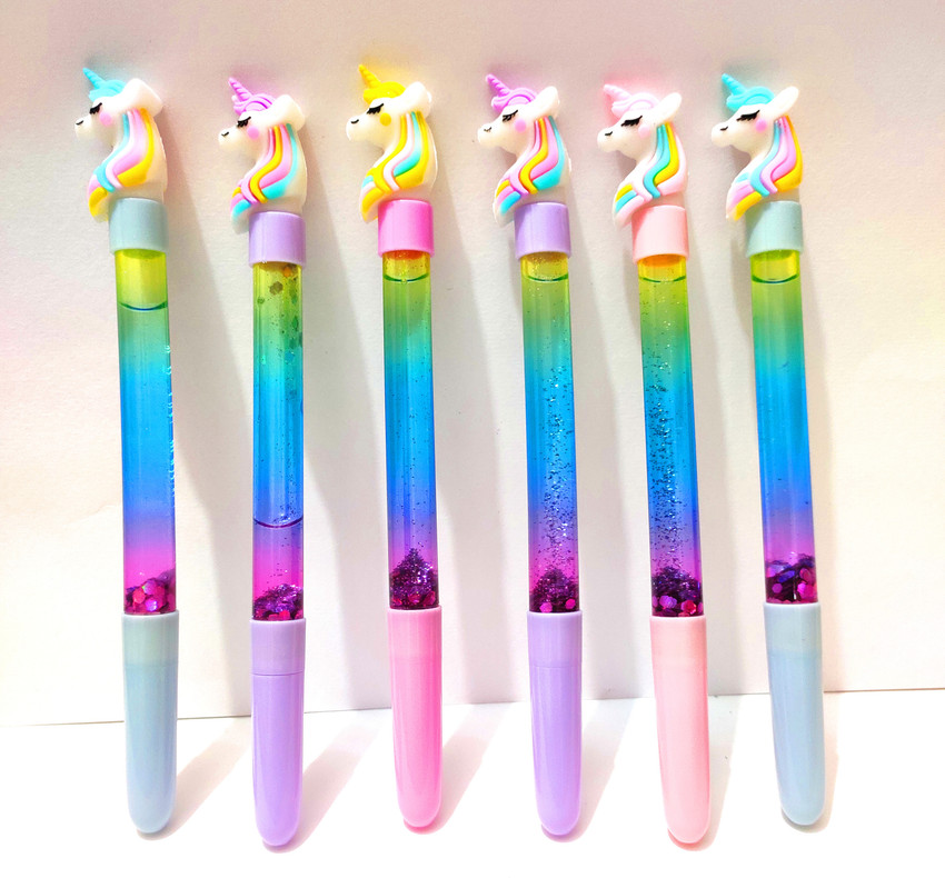 Unicorn deals glitter pen