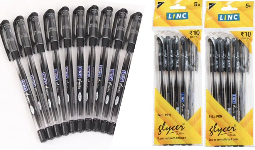 Linc Glycer Black Ball Pen 30 pcs