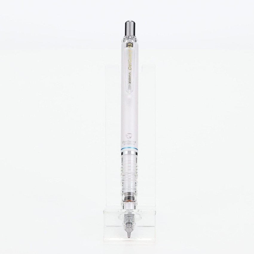 Zebra Mechanical Pencil DelGuard 0.7mm, White Body (P-MAB85-W)