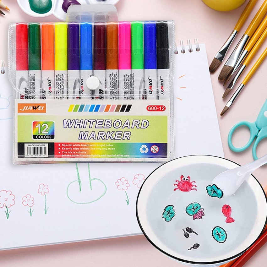 Scrubbable Floating Pen Colourful Water based Markers For - Temu