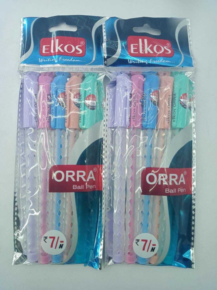 Elkos Orra Ball Pens (Pack of 10)