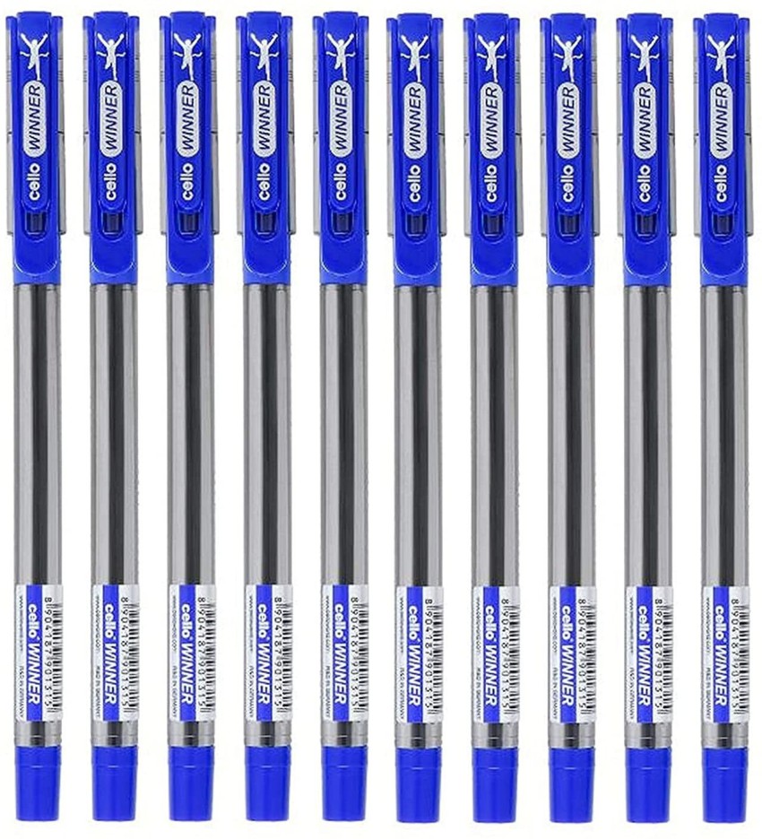 Cello Finegrip Blue Ball Pen (Pack of 12) Blue Ball Pen for