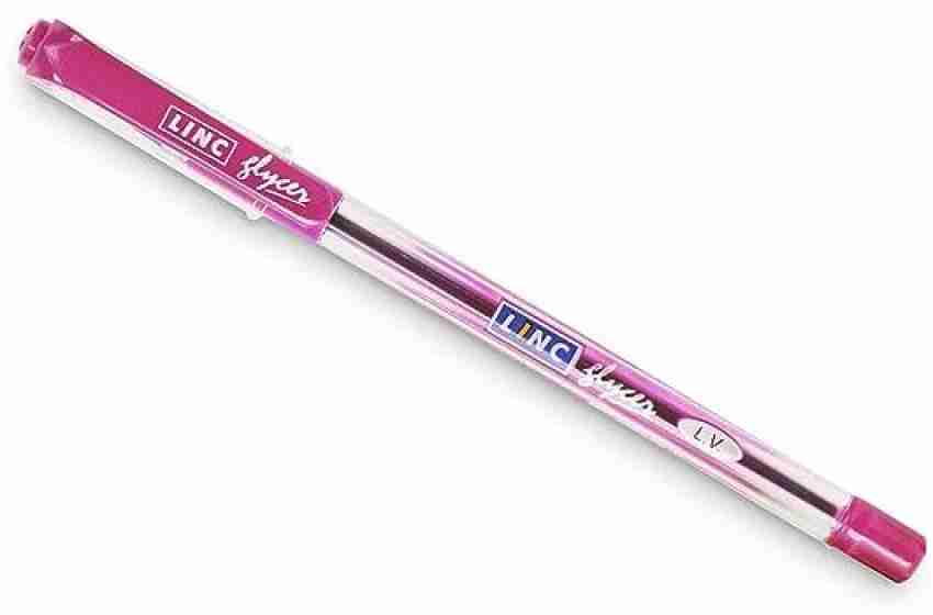 Linc Glycer 0.7 mm Ball Pen, Comfortable Rubber Grip For Smudge-Free  Writing, Fast Flowing Ink Technology