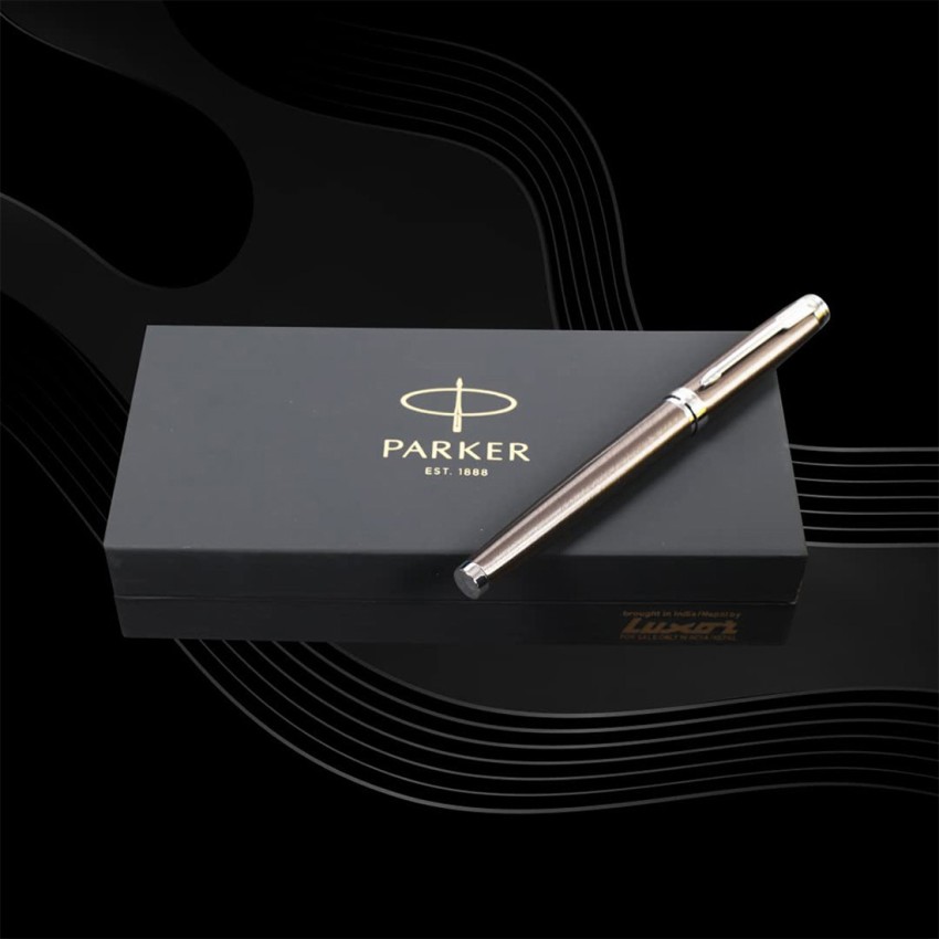 PARKER Ambient Gun Metal Chrome Trim Rollerball Pen Roller Ball