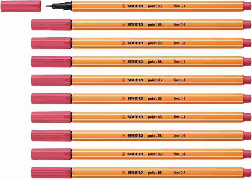 STABILO POINT 88 FINELINER PEN 47 COLORS 0.4mm (SET of 5)