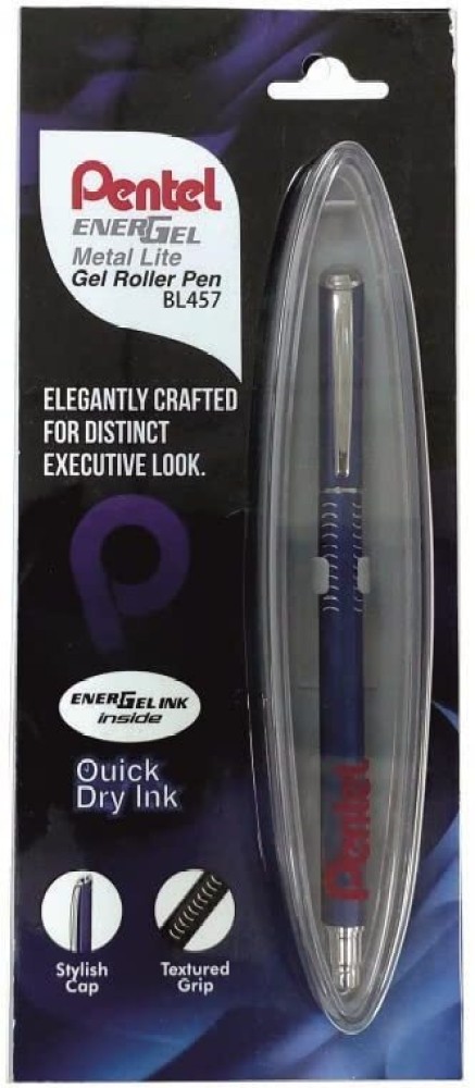 PENTEL EnerGel 0.7 MM Roller Gel Pen, Textured Grip, Black Metal Body Gel  Pen - Buy PENTEL EnerGel 0.7 MM Roller Gel Pen, Textured Grip