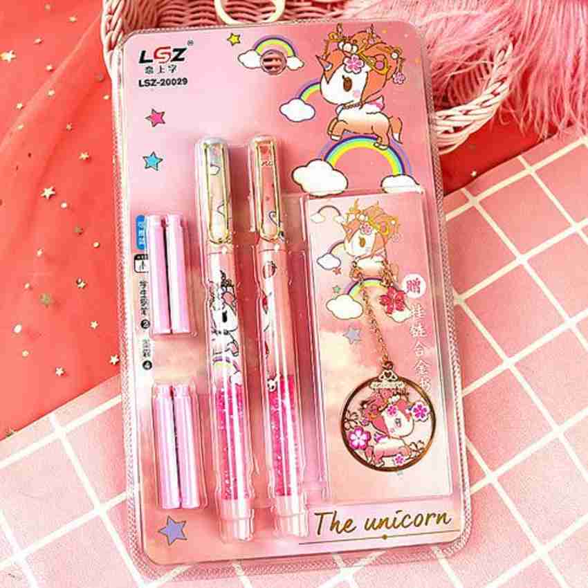 Glitter fountain outlet pen