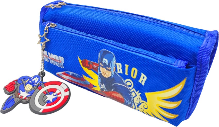 Buy JELLIFY Caption America Pencil Box For Kids Boys & Girls (Set of 1,  Light Blue) Online at Best Prices in India - JioMart.