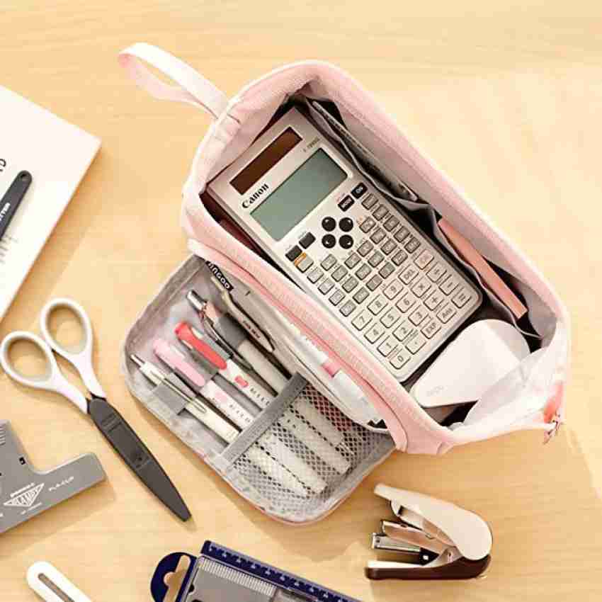 Large Capacity Pencil Bag 4/6 Layers Stationery Supplies Aesthetic
