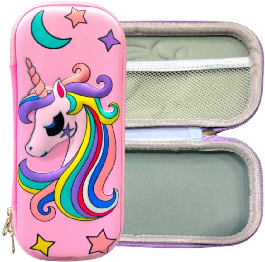 Pencil Cases For 12 Years Old Girls Kawaii Unicorn Kit Leather