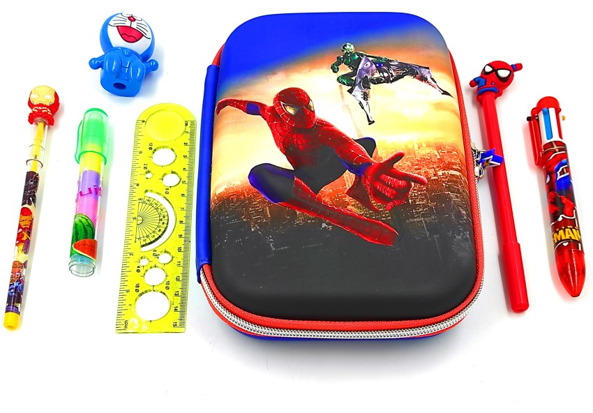  poksi SUPERHERO SERIES-AVENGER PENCIL BOX FOR KIDS, PENCIL BOX  FOR BOYS, MULTIPURPOSE WITH LARGE CAPACITY TO CARRY ALL STATIONERY, WITH  ZIPPER LOCK