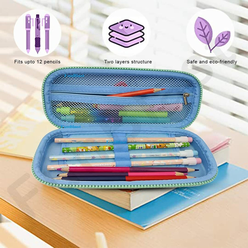 WECAN FASHION 3D Space Astronaut Theme Pencil Case Stationary Organizer Box For School Classes Imported Heavy Quality Made Ideal For Boys Girls Art