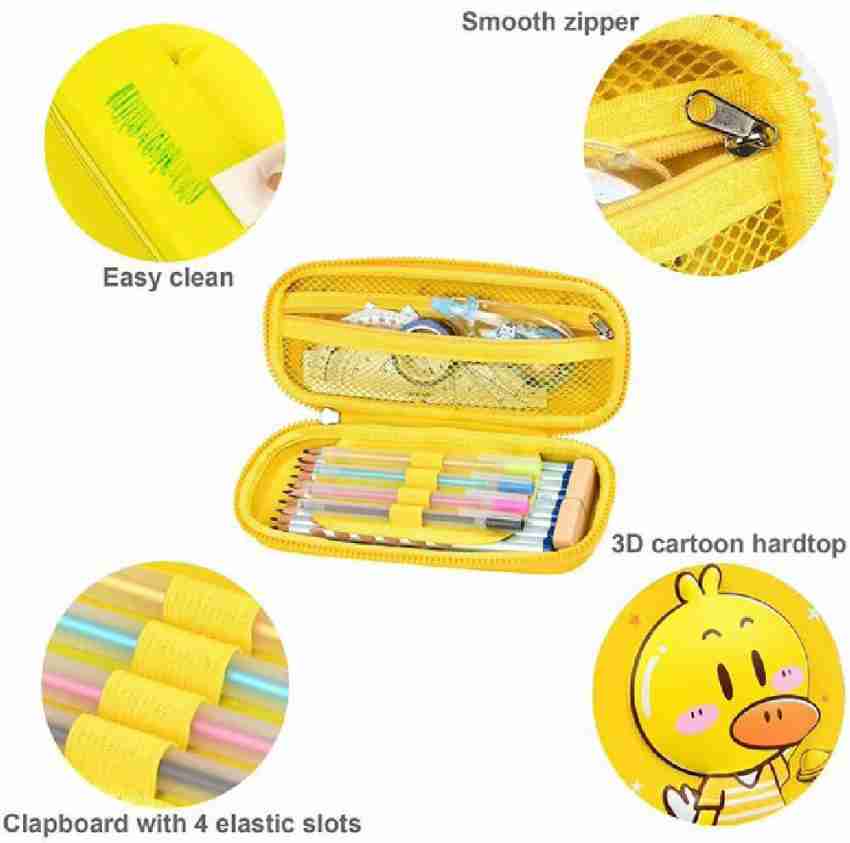 Eazy Kids Pencil Box -Dino Yellow