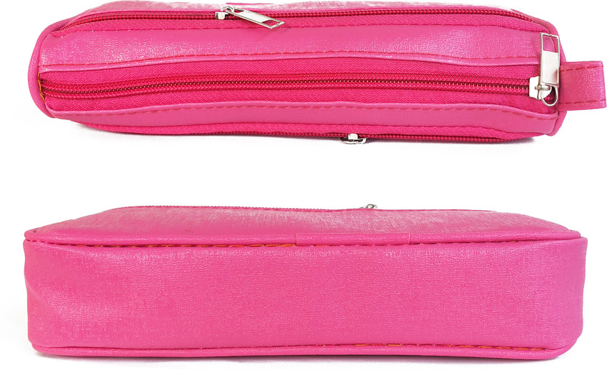 Flipkart CHIRPLY Multi Pocket Pencil Pouch for Girls Boys for School Polyester Pouch with 3 Zippers for Office Pen Case Birthday Gift for Kids Art Polyester Pencil Box Pouch