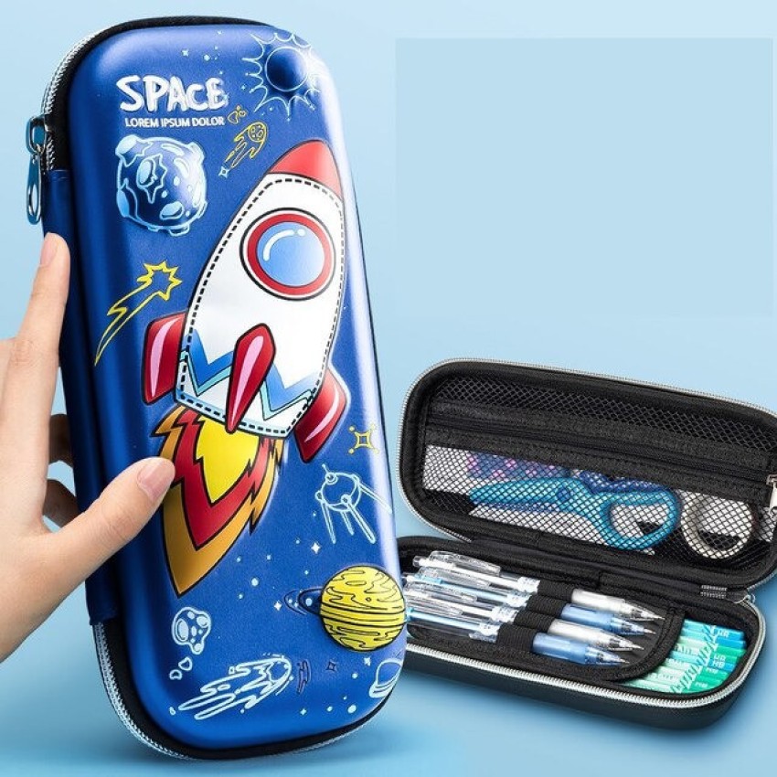 Rocket Launch Personalized Pencil Box