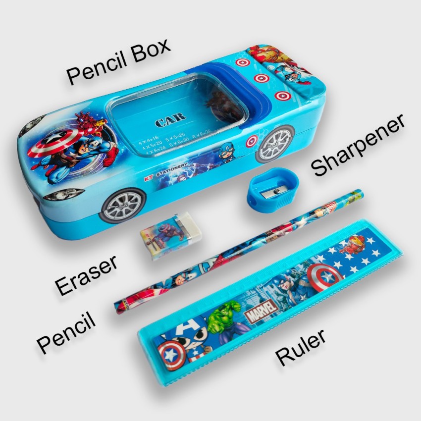 tishna Cartoon Printed Boys character Pencil Box