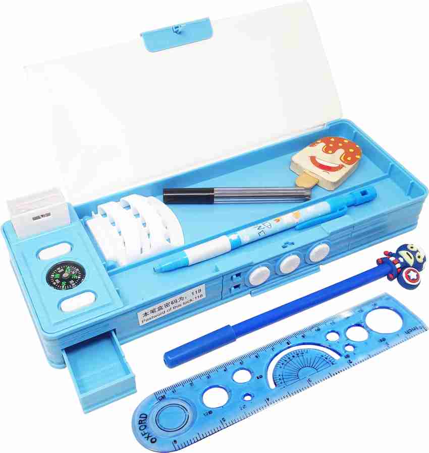 Flipkart Parteet Stationery Combo Pencil Box Art Plastic