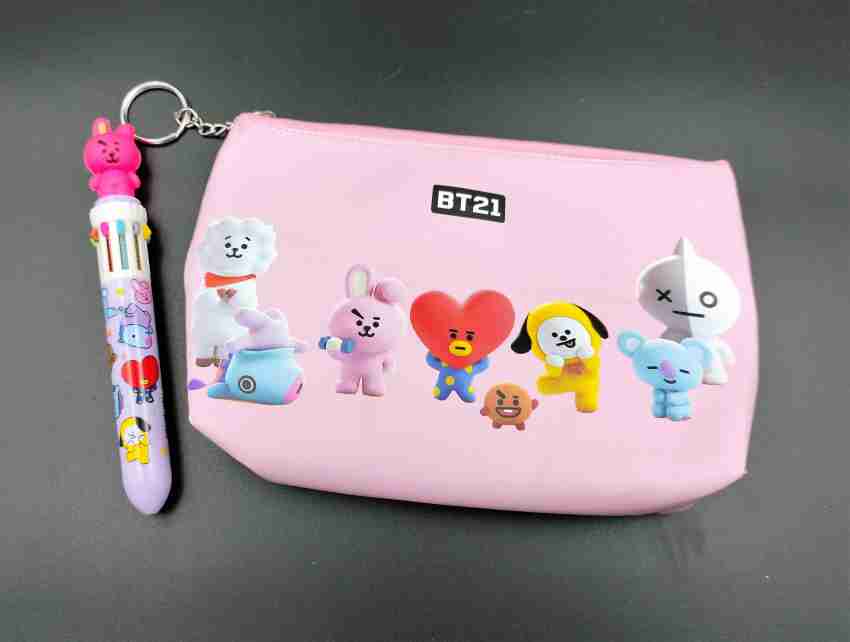 triple paper Large Capacity Pencil Case Travel Pouch for  girls Cartoon character pencil pouch for girls Art Polyester Pencil Box -  Pouch