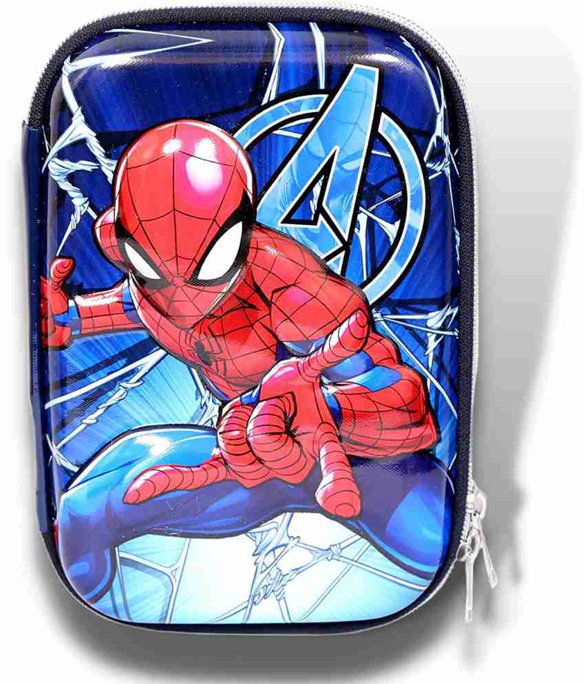 KidsKooK Multipurpose Pouch for Kids Avengers Pencil Box for Boys Large  Capacity Hardtop Pencil Pouch Spider