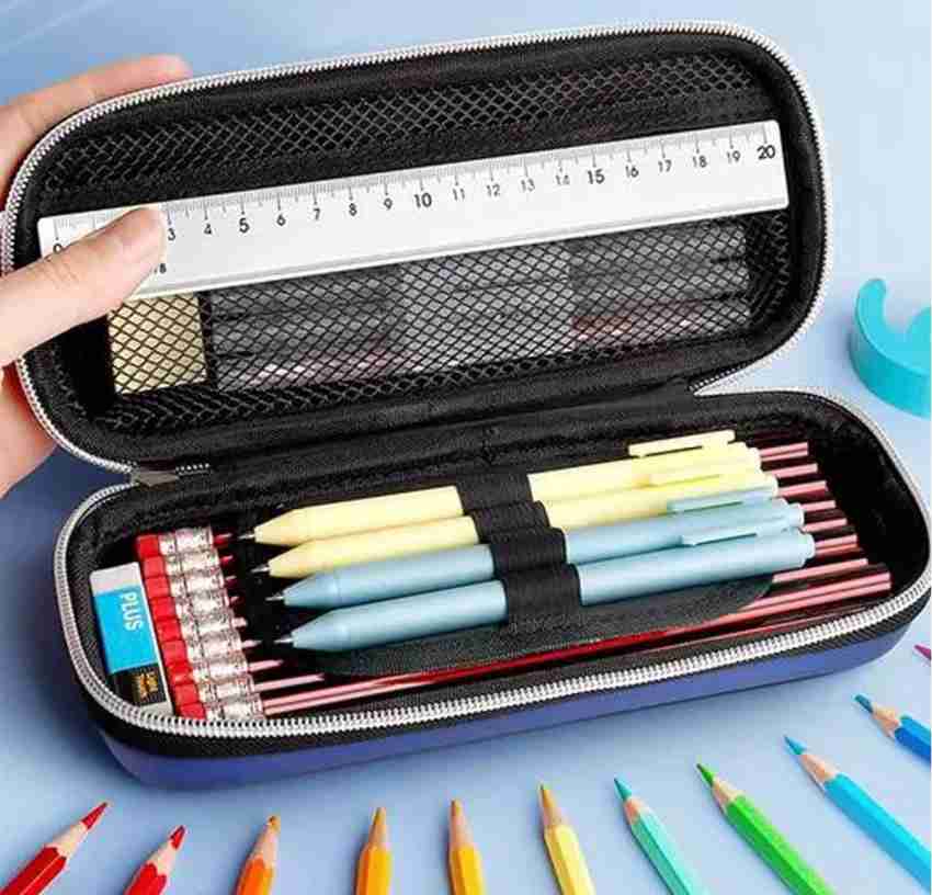 Vaniha 3D Captain America Embossed Pencil Case with  Compartments Art EVA Pencil Box - Pouch