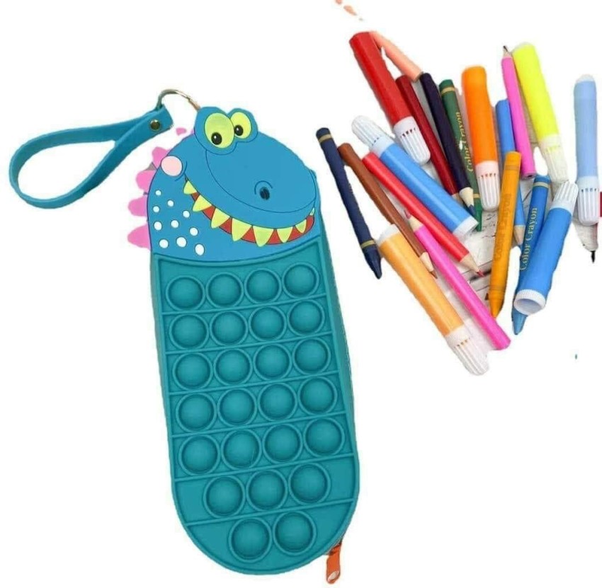 ZIPIT Recycled Plastic Pencil Box - Dino - 66 requests