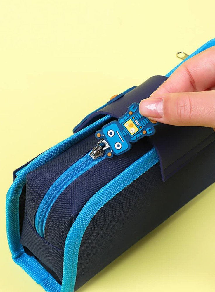 Pencil Case Large Capacity Pencil Bag Pouch - Dark blue 