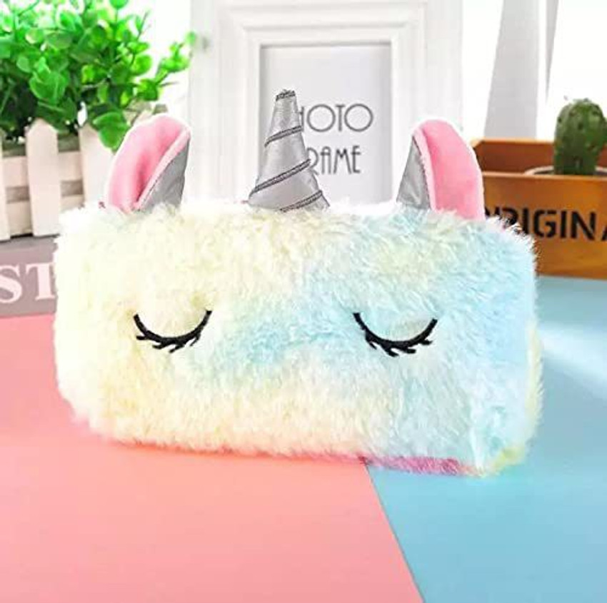 Fluffy pencil case on sale