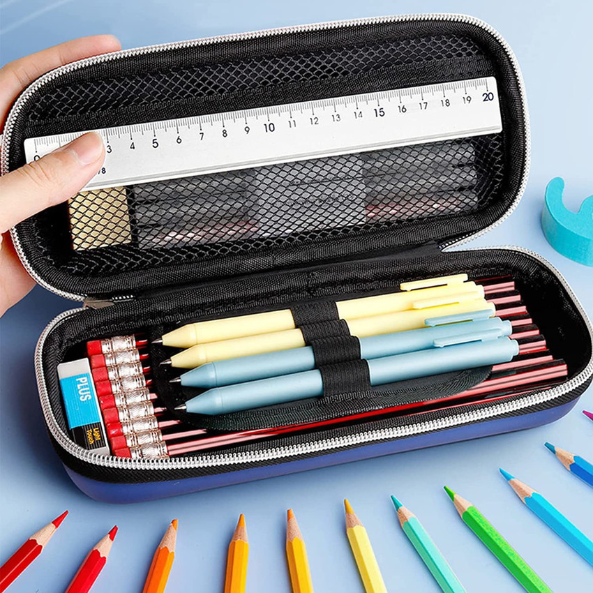 Large metal shop pencil case