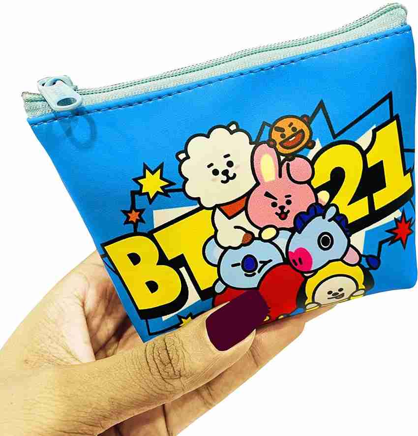 Flipkart Neel 6 Pcs BT 21 BTS Print small Coin Pouch for