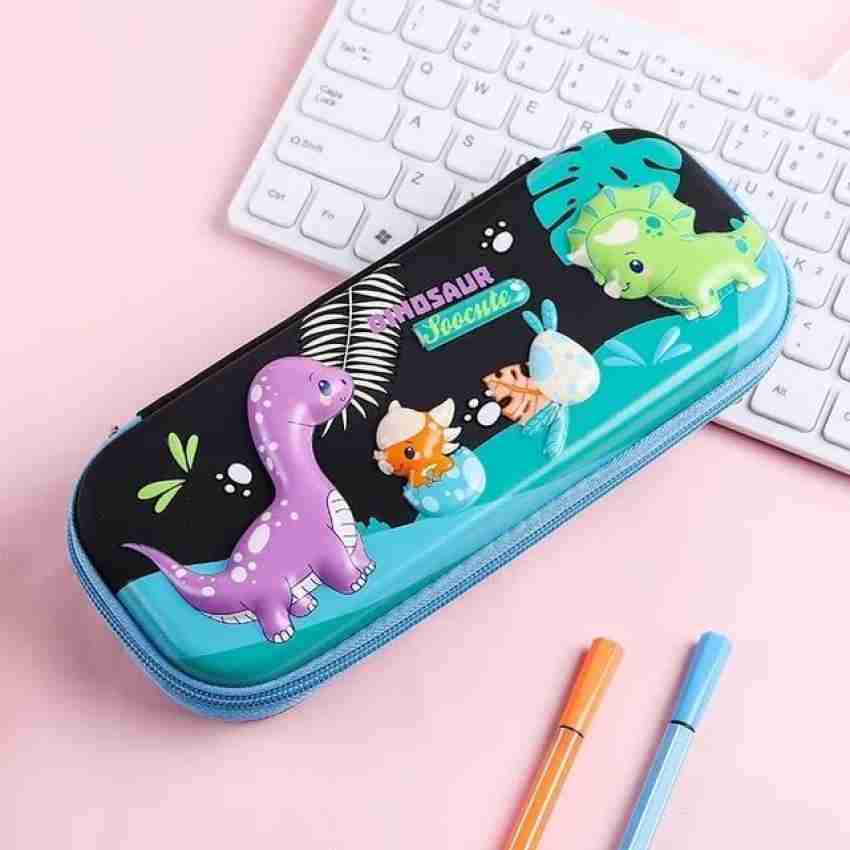 SOOCUTE Unicorn Gifts for Girls Hardtop Pencil Case - Kids Large Colored Pen Holder Box with Compartments - Girls Cosmetic Pouch Bag Stationery