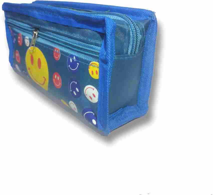 ASF CREATIVE New Multi Pocket Art Polyester Pencil Box -  Pouch