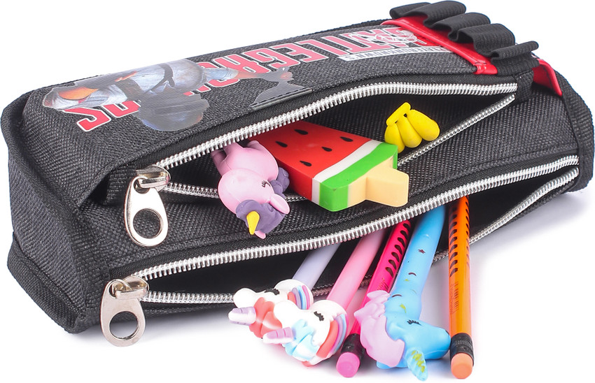 Canvas zipper shop pencil pouch