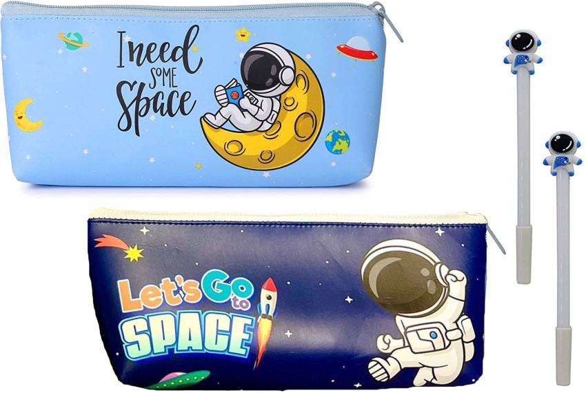 HopnHoppers Space & Astronaut Pencil Case for Kids (Small) at Rs