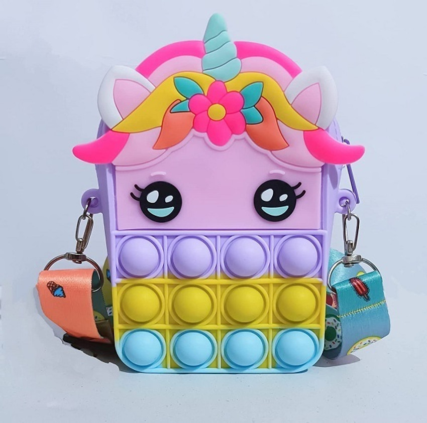 Flipkart PRIVIKA Unicorn Shape Sling Bag for Girls Popit